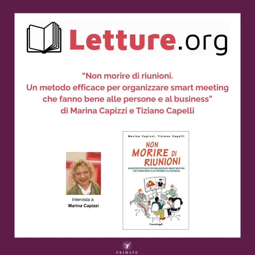 Letture.org intervista Marina Capizzi su Non morire di riunioni
