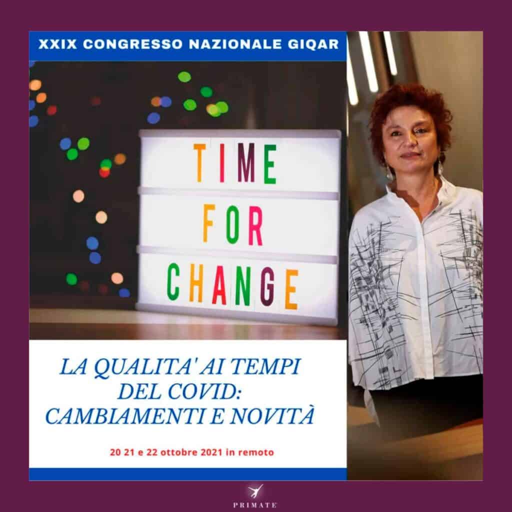 22/10/2021 – Marina Capizzi interviene al Congresso Nazionale GIQAR – Quality Assurance