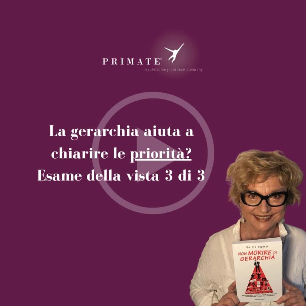 La gerarchia aiuta a chiarire le priorità? Esame della vista 3/3 | Marina Capizzi