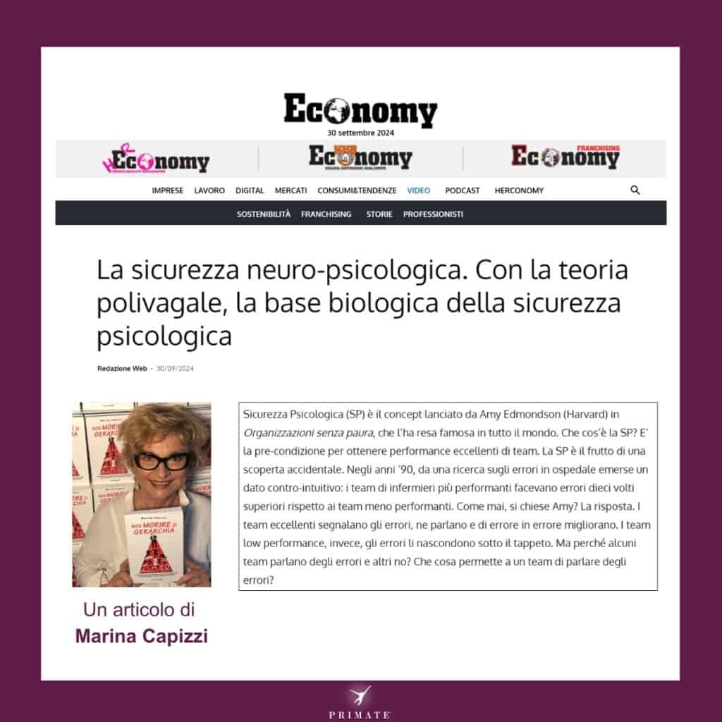 La sicurezza neuro-psicologica. Con la teoria polivagale, la base biologica della sicurezza psicologica