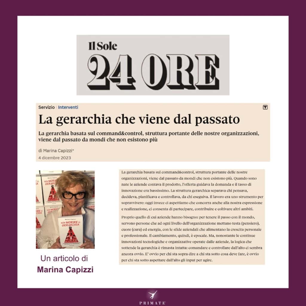 La gerarchia che viene dal passato