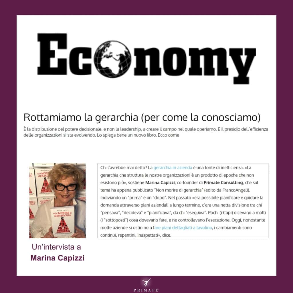 Rottamiamo la gerarchia (per come la conosciamo)