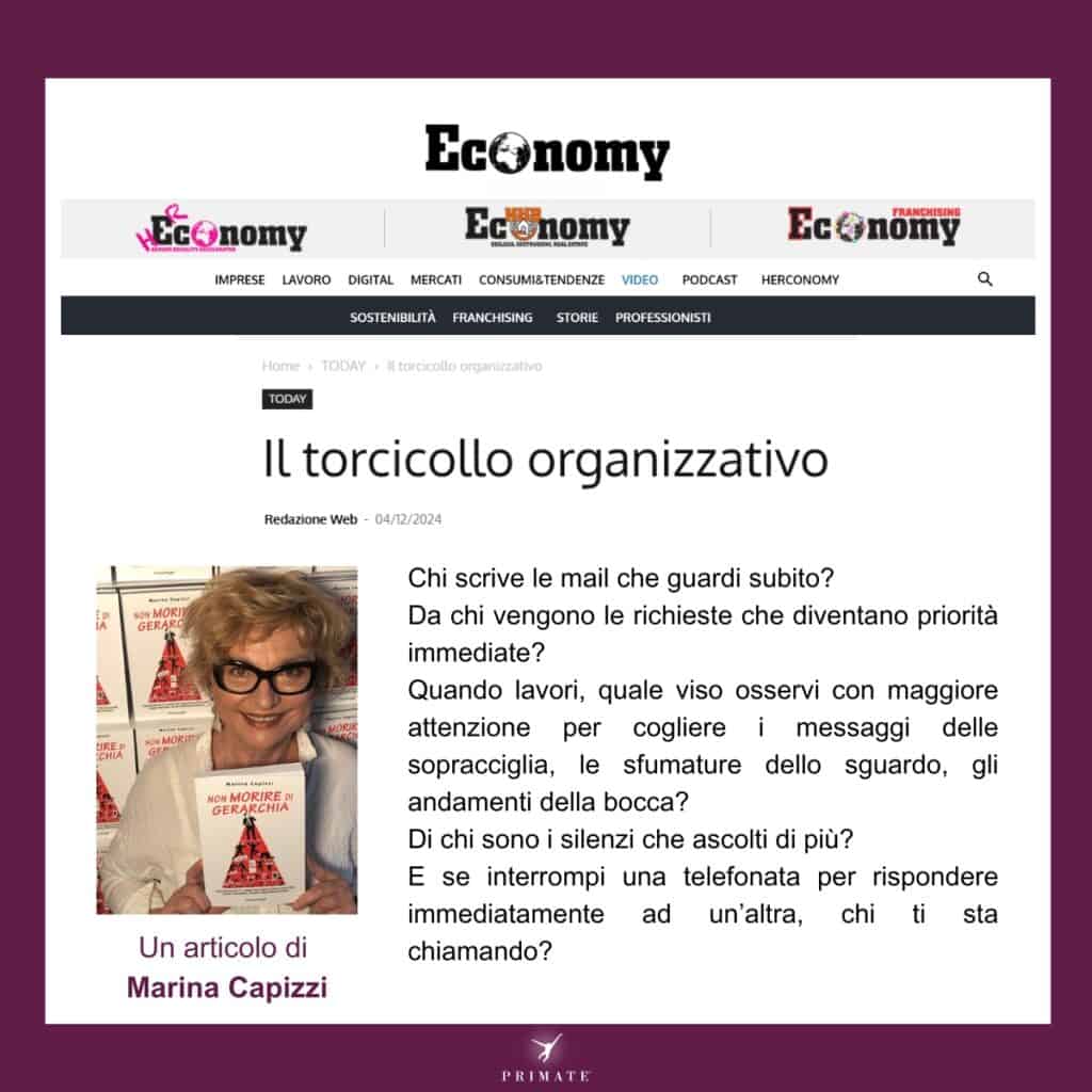 Il torcicollo organizzativo