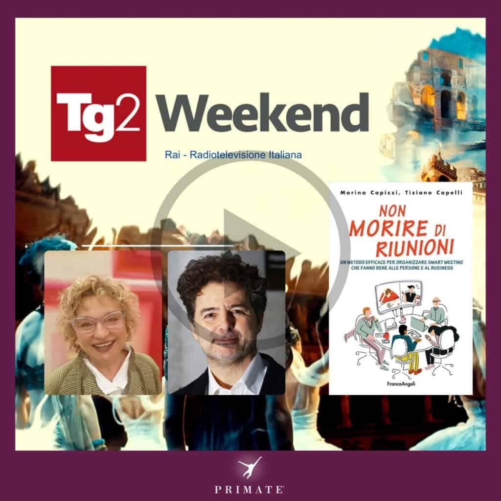 RAI 2 – TG2 Weekend Presenta Non Morire di Riunioni di Marina Capizzi e Tiziano Capelli