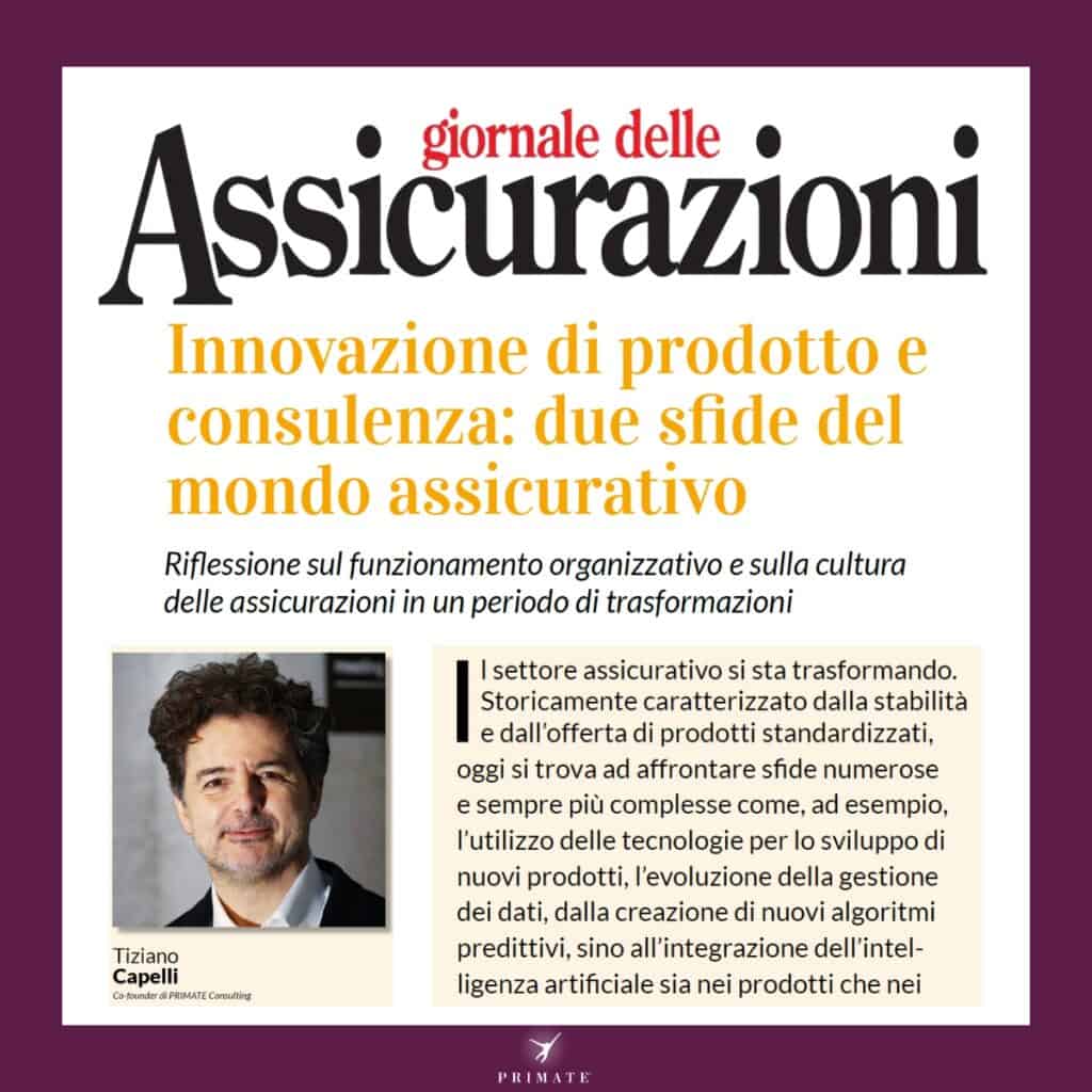 Innovazione di prodotto e consulenza: due sfide del mondo assicurativo