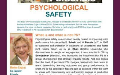PSYCHOLOGICAL SAFETY