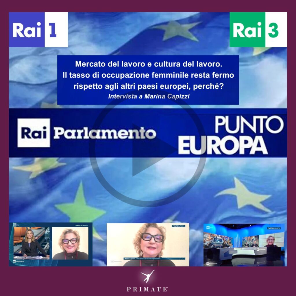 RAI – Parlamento Punto Europa – Intervista a Marina Capizzi – Consulente di Evoluzione organizzativa