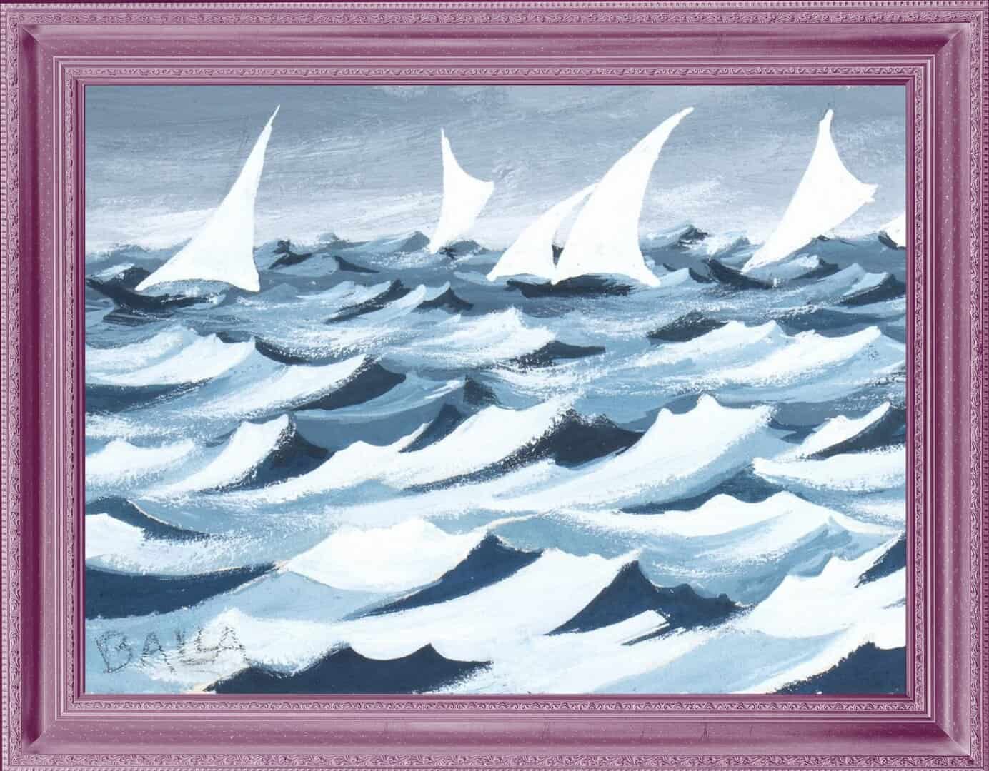 PRIMATE Newsletter Giacomo Balla Linee Forza Di Mare Libecciata 1919
