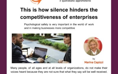 This is how silence hinders the competitiveness of enterprises