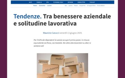 Tra benessere aziendale e solitudine lavorativa