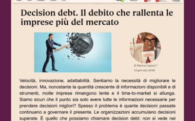 Decision debt. Il debito che rallenta le imprese più del mercato