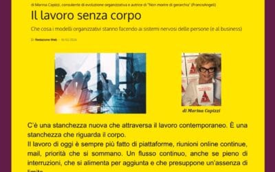 Il lavoro senza corpo