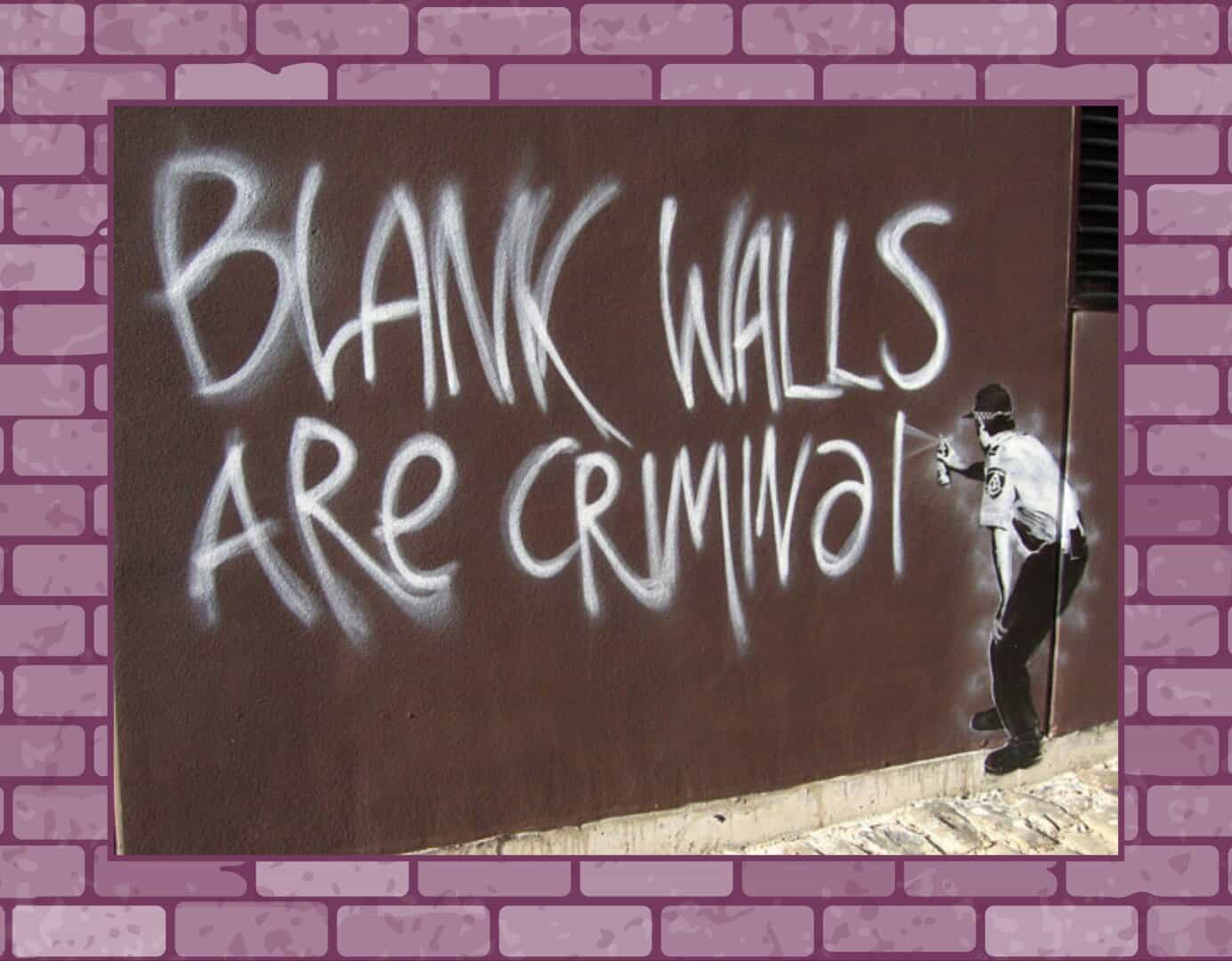PRIMATE NL – Blank Walls Are Criminal – Banksy