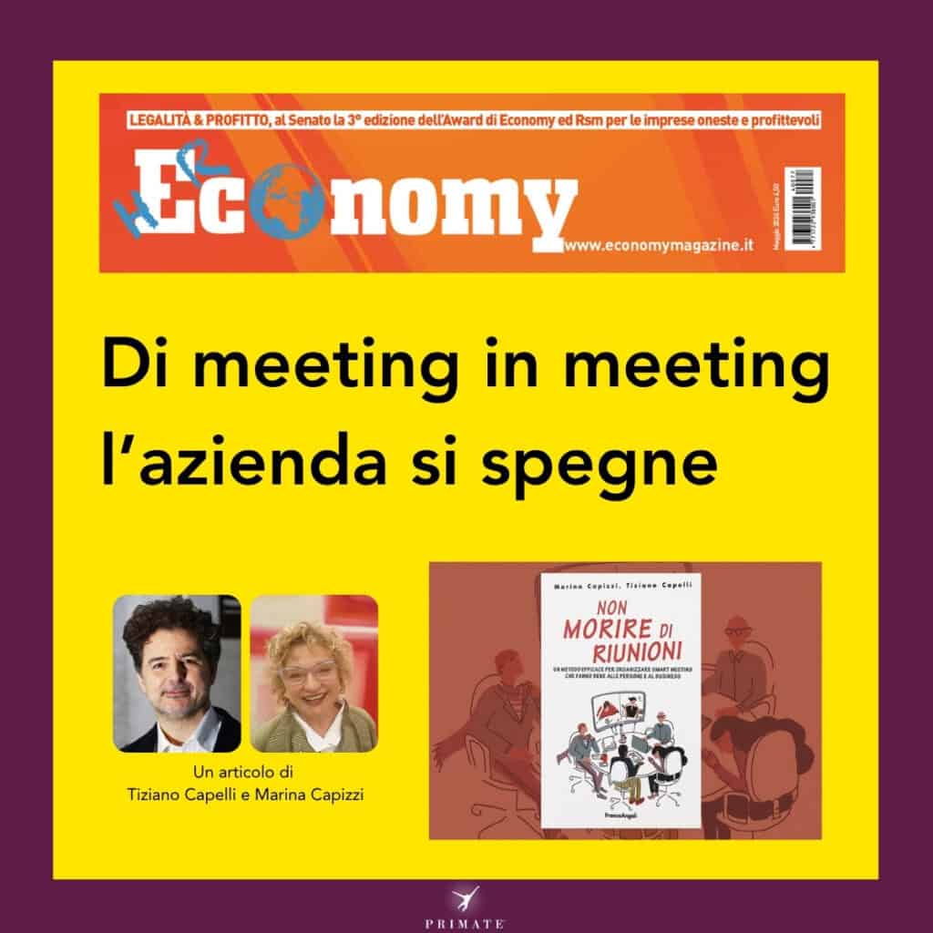 Di meeting in meeting, l’azienda si spegne