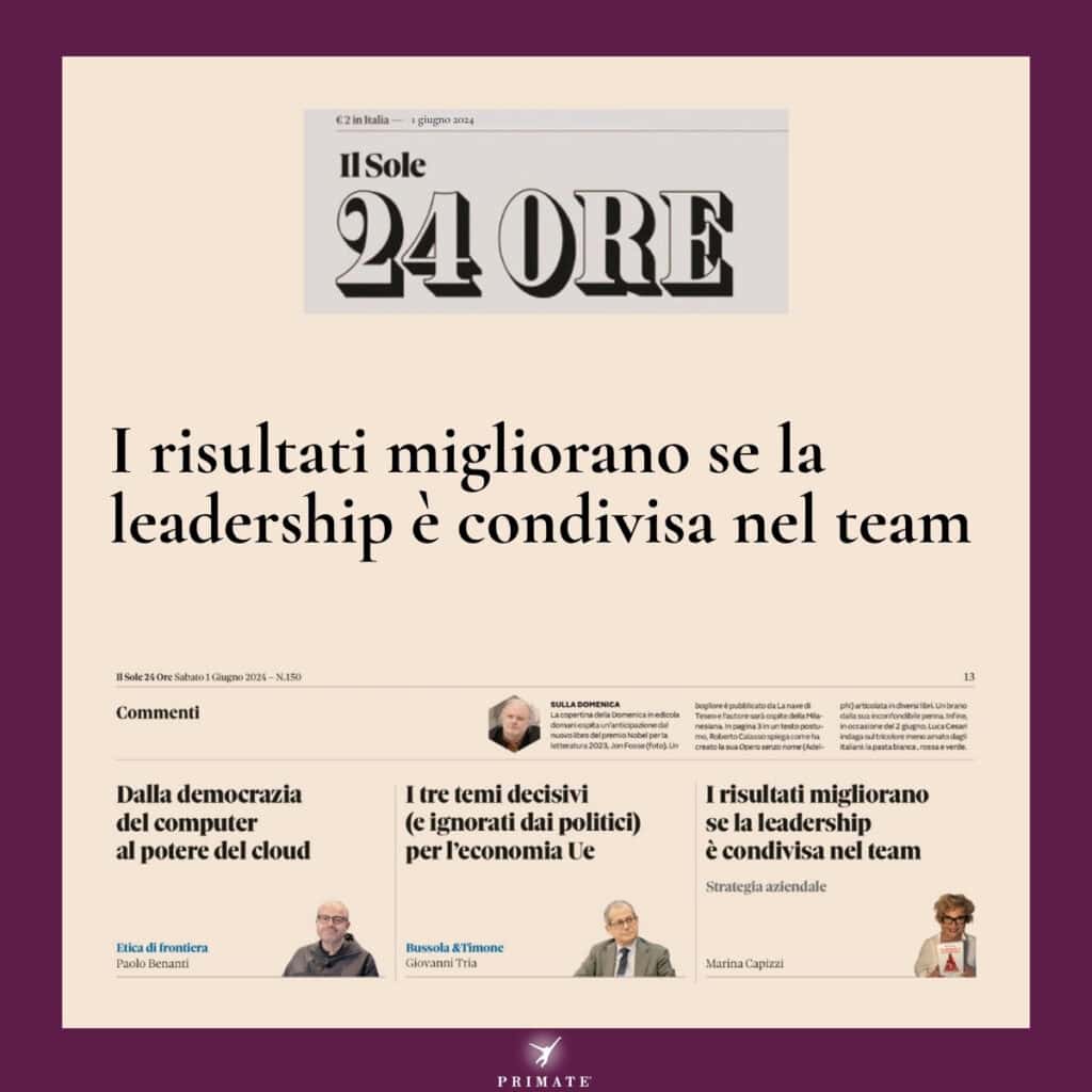 I risultati migliorano se la leadership è condivisa nel team
