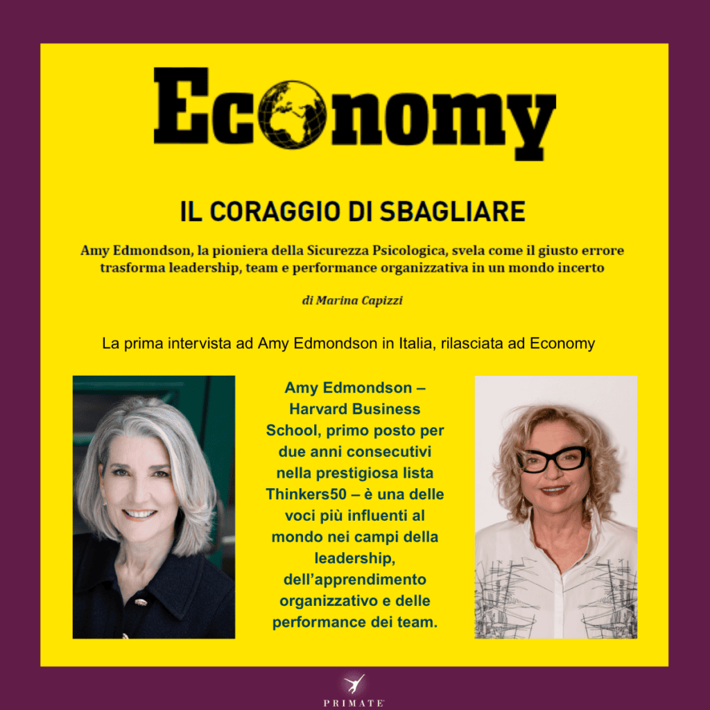 Il coraggio di sbagliare – Marina Capizzi intervista Amy Edmondson