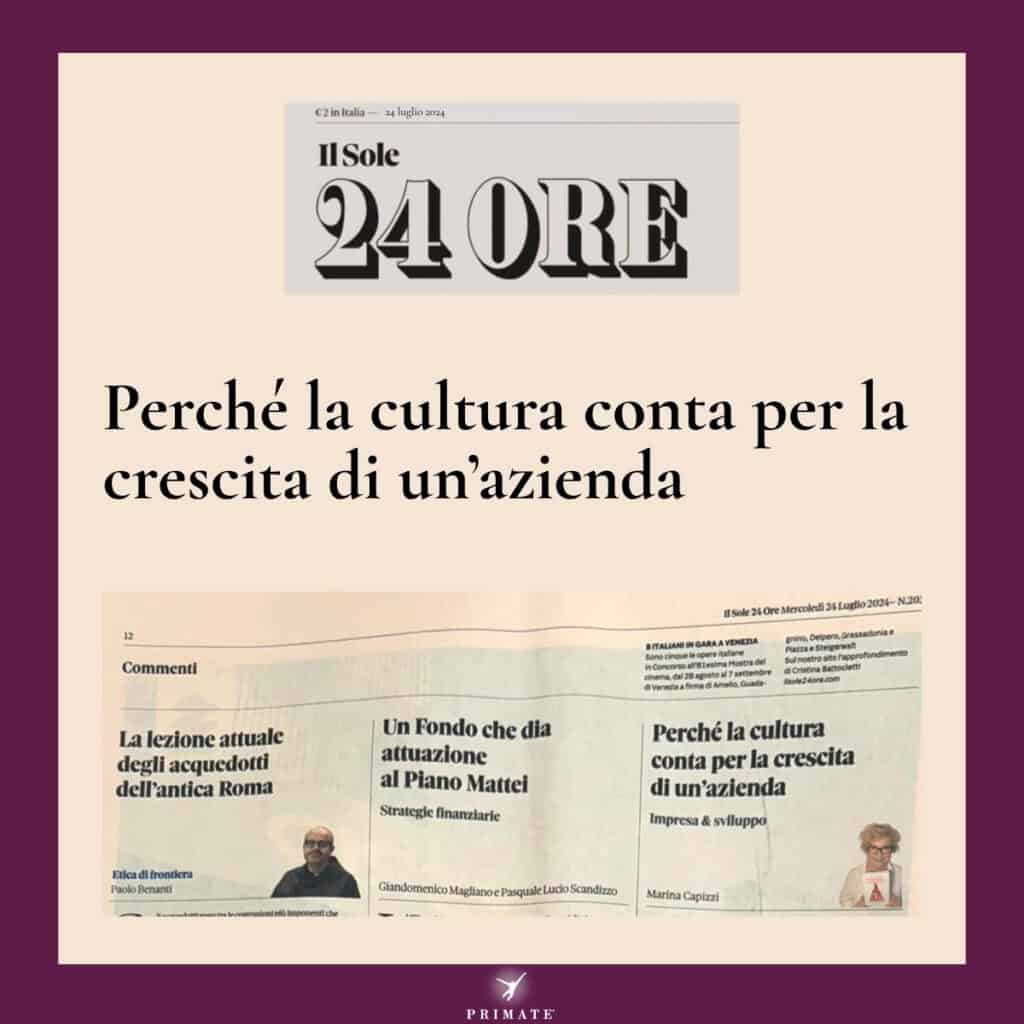 Perché la cultura conta per la crescita di un’azienda