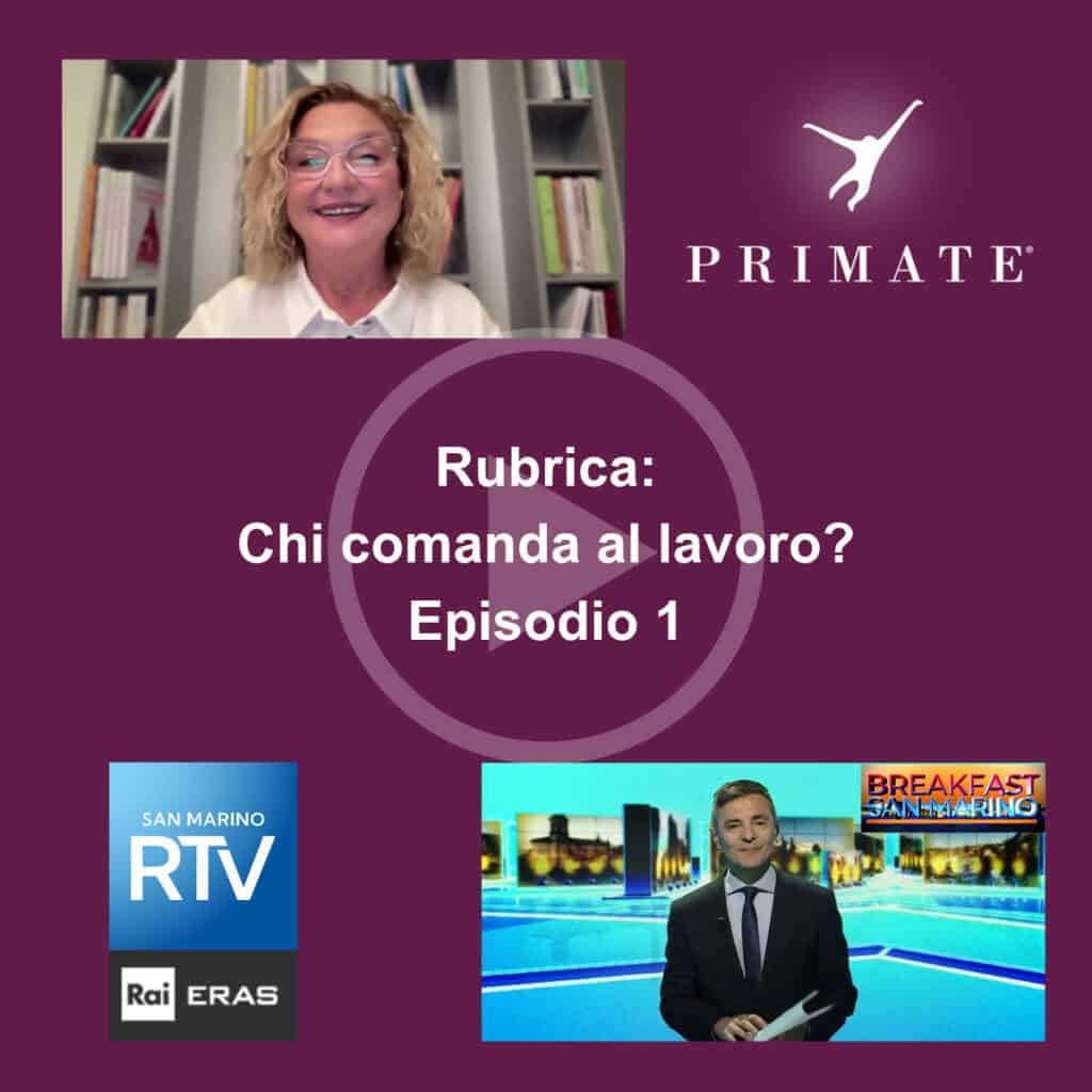 Marina Capizzi per RAI RTV San Marino – Chi comanda al lavoro? – Episodio 1
