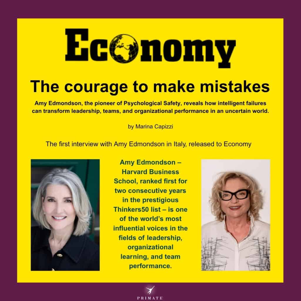 The courage to make mistakes – Interview with Amy Edmondson