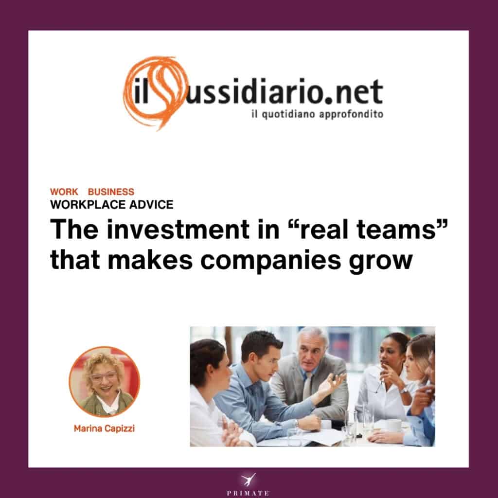 The investment in “real teams” that makes companies grow