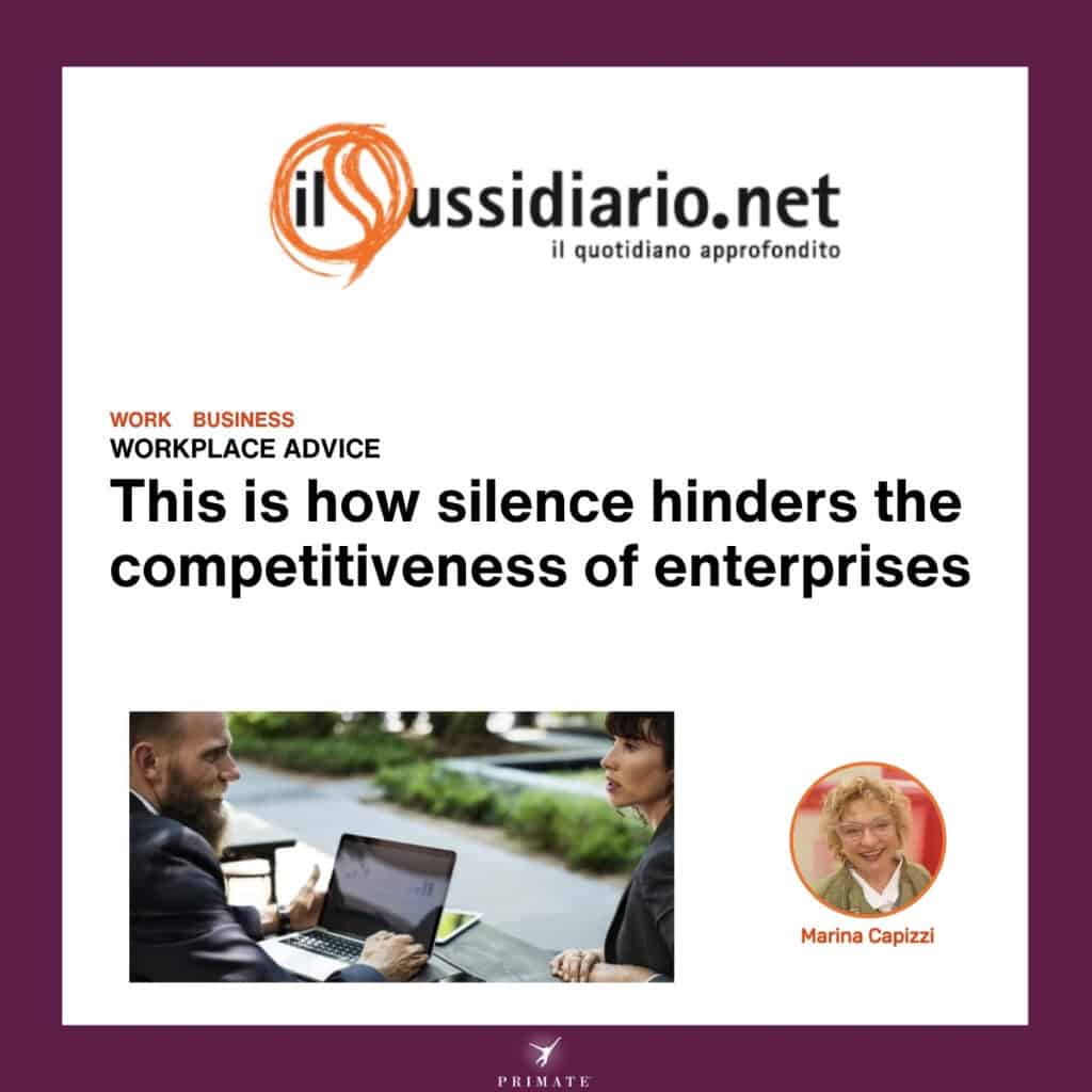 This is how silence hinders the competitiveness of enterprises